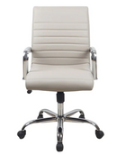 REALBIZ Modern Comfort Mid-Back LeatherPro Chair