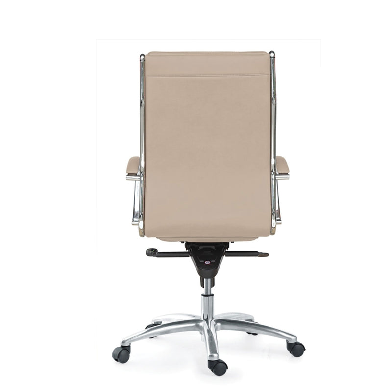 LIVELLO High Back Executive Leather Chair, Sand