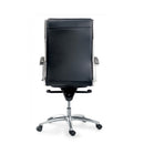 LIVELLO High Back Executive Leather Chair, Black