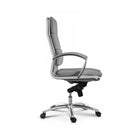LIVELLO High Back Executive Leather Chair, Grey