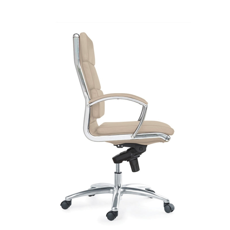 LIVELLO High Back Executive Leather Chair, Sand