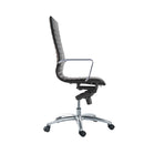ZETTI High Back Executive Leather Chair, Black