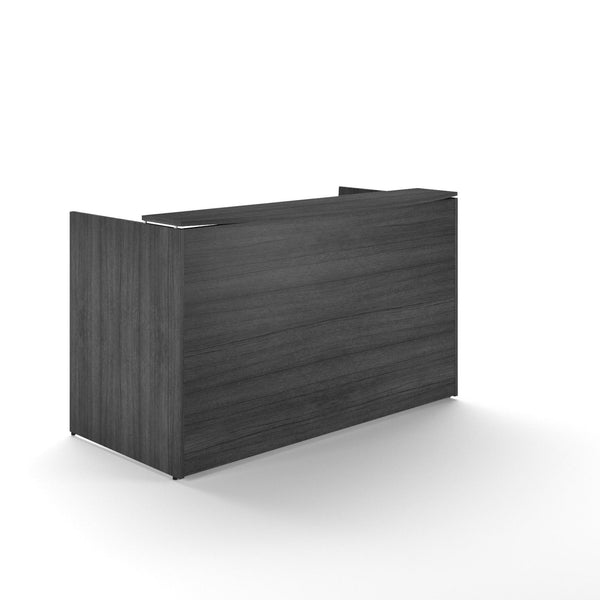 Potenza 72"W x 36"D Reception Desk with Laminate Transactional Top