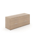 Potenza Filing Credenza 72"W x 24"D with 4 Drawer Filing Cabinets and Laminate Top