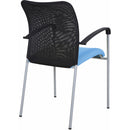 WESTON Mesh Stackable Visitor Chair with Arms