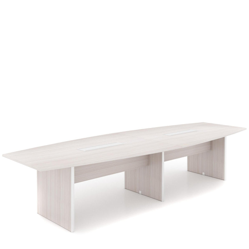 Potenza Boat Shaped Conference Table Available from 8ft to 20ft