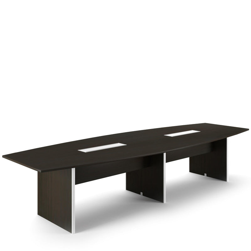 Potenza Boat Shaped Conference Table Available from 8ft to 20ft