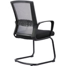 HALEY II Ergonomic Mesh Visitor Sled Based Chair