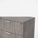 Sheridan 36"W x 22"D 2-Drawers Locking Lateral File Cabinet - Stone Gray