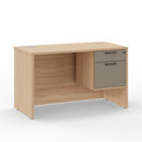 Leah Agent Desk 48"W x 24"D with Hanging Box/File Pedestal