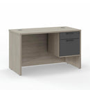 Leah Agent Desk 48"W x 24"D with Hanging Box/File Pedestal