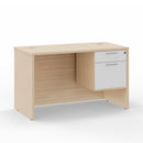 Leah Agent Desk 48"W x 24"D with Hanging Box/File Pedestal