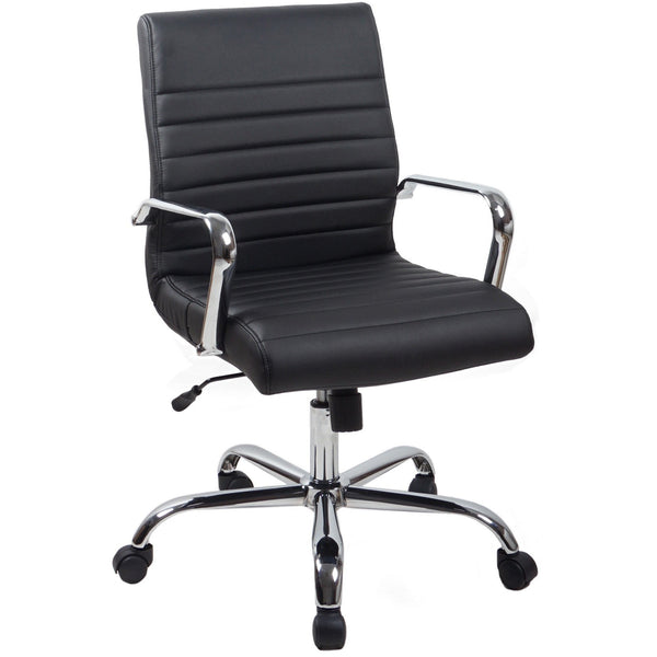 REALBIZ Modern Comfort Mid-Back LeatherPro Chair