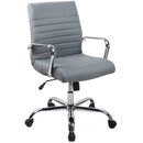 REALBIZ Modern Comfort Mid-Back LeatherPro Chair