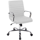 REALBIZ Modern Comfort Mid-Back LeatherPro Chair