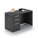 Potenza Small Straight Desk 48"W x 24"D with Box/Box/File Drawers
