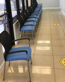 WESTON Mesh Stackable Visitor Chair with Arms