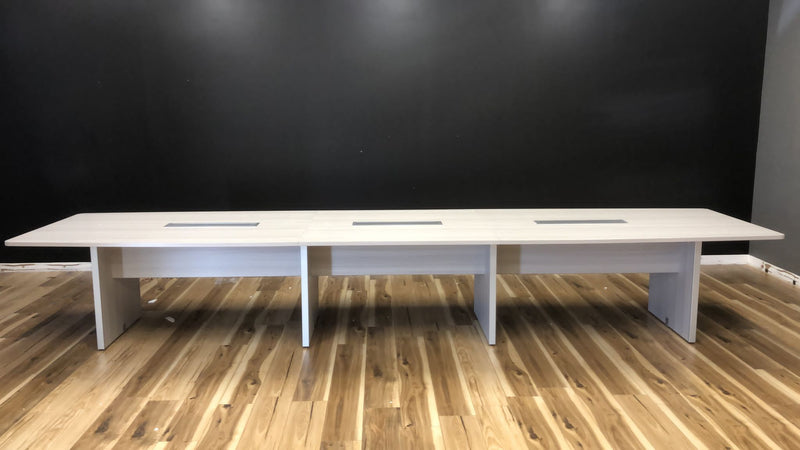 Potenza Boat Shaped Conference Table Available from 8ft to 20ft