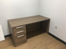 Potenza Small Straight Desk 48"W x 24"D with Box/Box/File Drawers