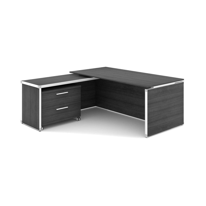 Potenza Executive L-Shaped Desk 72"W x 75"D with Laminate Top