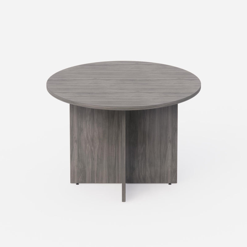 Sheridan Round Conference/Meeting Table 42" - Stone Gray