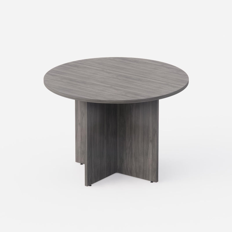 Sheridan Round Conference/Meeting Table 42" - Stone Gray