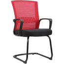 HALEY II Ergonomic Mesh Visitor Sled Based Chair