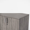 Sheridan 36"W x 22"D 2-Doors One-Self Locking Storage Cabinet - Stone Gray