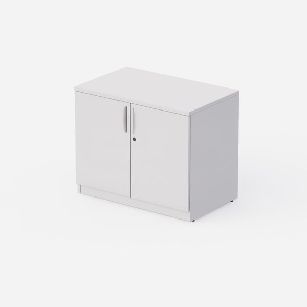 Sheridan 36"W x 22"D 2-Doors One-Self Locking Storage Cabinet - White
