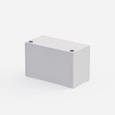 Sheridan Agent Desk 48"W x 24"D with Locking Hanging Box/File Pedestal - White