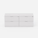 Sheridan Credenza 72"W x 22"D With 4-Drawer Lateral File - White