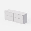 Sheridan Credenza 72"W x 22"D With 4-Drawer Lateral File - White