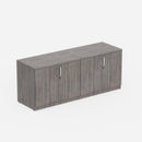 Sheridan Credenza 72"W x 22"D 4-Doors Storage - Stone Gray