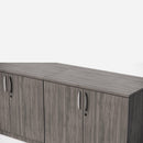 Sheridan Credenza 72"W x 22"D 4-Doors Storage - Stone Gray