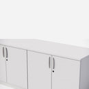 Sheridan Credenza 72"W x 22"D 4-Doors Storage - White