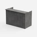 Sheridan Mid-Size Reception Desk 60"W x 30"D with Laminate Transactional Top - Stone Gray