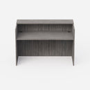 Sheridan Mid-Size Reception Desk 60"W x 30"D with Laminate Transactional Top - Stone Gray